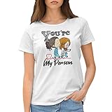 Grey's Anatomy You Are My Person Damen Weißes T-Shirt Size L