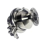 Das elektromagnetische Ventil Sanitärer Rückschlagventil Tri Klemmart Typ Edelstahl SS SUS 304 Industriebedarf (Specification : 108MM)