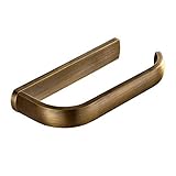 Toilettenpapier Halter Antike gebürstete Bronze Badezimmer WC Rolle Papier Halter Wand montiert Handtuch Bar Mantel Schal Haken Badezimmer Zubehör (Farbe: Bronze, Größe: Eine Größe) Dirg