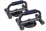 DUOMAXWIN Liegestützgriffe - Anti Rutsch Beschichtung - Push Up Bars aus Solidem Metall Pushup Handles und Push Up Stand - Fitness Calisthenics Equipment für Zuhause und O