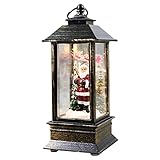 cakunmik Weihnachtsdekor-Schnee-Kugel-Laterne, Glitzernde Kristall Operated Im Wasser Mit Musik, Benutzt Für Die Gartendekoration, Haus Dekoration, Für Festival,