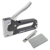 wolfcraft I Handtacker-Set tacocraft 6 I 7090000 I Tackerpistole für zahlreiche Arbeiten im Haushalt und Hobbybereich; Nagelpistole aus einem hochwertigen Metallg