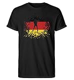 Biathlon Deutschland T-Shirt | Geschenk für Wintersportfans Herren Rollup S