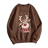 Weihnachten Tunika ohne arm Zero Bluse Damen schlafanzüge für Damen Winter beige Bluse Damen Pullover Damen schlafanzüge für Damen Winter Oversize Pullover Damenbluse Meine bestellungen anzeig