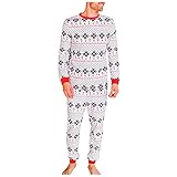 Weihnachts Pyjamas Men für Frauen Women für Mädchen Kids für Kinder Winter Weihnachts Nachtwäsche Nachthemd Hausanzug Set Schlafanzug Schlafanzüge Weihnachts Schlafshirt Sleepwear PJs F