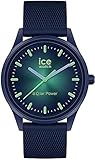 ICE-WATCH - ICE solar power Borealis - Blaue Herren/Unisexuhr mit Silikonarmband - 019032 (Medium)