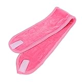 xiji Gesichts-SPA-Stirnband, Multifunktions-Dusche Elastisches Stirnband Einstellbar Bequemes Tragen für Frauen für Schönheitssalon für Mädchen für Zuhause(Rosa)