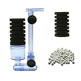 boxtech Aquarium Filter, Zubehör für Aquarium Filter, leiser Biorb Filter für kleine und große Aquarien (Single Sponge Black)