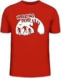 Shirtstreet24, Zombie Walking Dead, Halloween Grusel Herren T-Shirt Fun Shirt Funshirt, Größe: S,