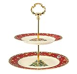 Seltmann 001.756791 Marie-Luise Etagere, Weihnachtsnostalgie, 2-teilig