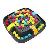 LOVOICE Regenbogen Ball Eliminations Spiel Für Kinder, Perlen Passendes Brettspiel, Pädagogisches Zählspielzeug, Puzzle Magie Schachbrett Familien Spielzeug-S