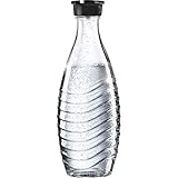 SodaStream 0,615L Glaskaraffe spülmaschinenfest mit fest schließendem Deckel für Wassersprudler wie Crystal oder Penguin!