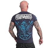 Yakuza Herren Cuernos De Chivo V02 T-Shirt, Parisian Night, XL
