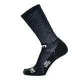 UYN Herren Cycling Aero Winter Socken, Black/White, 39/41