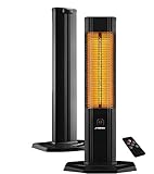 Phönix PCH-2000S Infrarot Carbon Standheizstrahler mit Fernbedienung Heizstrahler Terassenheizung | Für Indoor | 2000 Watt | Abdeckhaube & Thermostat & 3 Stufen & T
