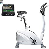 HAMMER Finnlo Ergometer Heimtrainer Exum XTR BT, Qualitäts-Ergometer mit 15 Trainingsprogrammen, Induktionsbremssystem, Bluetooth und App-Steuerung, 150 kg Gewichtsbelastung, 102 x 55 x 125