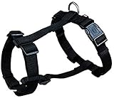 Trixie 20341 Premium H~Geschirr, M–L: 52–75 cm/20 mm, schw
