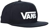 Vans Jungen Drop V II Snapback Kappe, Schwarz (Black-White Y28), One S