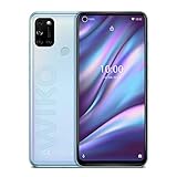 WIKO VIEW5 Plus Smartphone (6,55 Zoll (16,63 cm), 5000 mAh Akku, 48 MP KI-Quad-Kamera, O-Display, 128GB + 4GB, Dual-SIM, Android 10) - Iceland S
