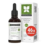 NEOBOTANICS® Liposomales Chlorophyll ● 46x effektiver als andere Chlorophyll Produkte ● 100% natürlich, wirksam ● minze ● 50ml ● VEGAN