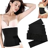 Snatch Me up Bandage Wrap Korsett Shapewear Damen Bauchweg Taillenformer,Lendenwirbelstütze Bauchbänd Invisible Waist Wrap Trainer,Postnataler Erholungsgürt Verschlankender Wirkung(4M)