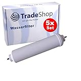 5x Ersatz Wasserfilter ersetzt Haier 0060823485A Kemflo Aicro MCS662FIX HB21FWNN HRF-661FFA HRF-662FFASS HRF669FFA HRF-518W HRF-628AF6 HRF-628IF6