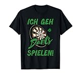 Dart Profi Shirt Geschenk Dartscheibe Ich geh Darts Spielen T-S