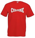 Herren T-Shirt Köln Cologne Ultras Shirt rot-XXXL