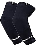Ellenbogen Support Unterstützung Socke gegen Schmerzen für Calisthenics, Street Workout und Fitness, Schwarz, M