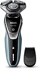 Philips SHAVER SERIES 5000 Rasierer (Rotation Shaver, schwarz, silber, Akku, Li-Ion), Eingebaut, 50 min)