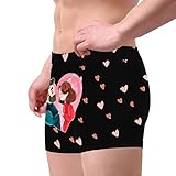 KAIXLIONLY Valentinstag Boxershorts Herren Damen Slips Sexy Unterhosen Frauen Männer Valentinstag Druck Briefs Boxer Unterwäsche Physiologische Dreieckig