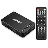 AGPTEK Schwarz 1080 P HDMI TV Media Player mit HDMI YPbPr USB 2.0 SD Ports Fernbedienung für MP3 Avi RMVB Mpeg usw