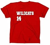 HSM 1/2/3 Wildcats 14 Herren Men's T-Shirt Fanshirt, M