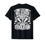 Verputzer Meister Des Stucks Gipser Stuckateur T-S