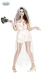 Zombie Braut Blut Halloween Horror Hochzeit Party Kostüm für Damen Leiche Gr. M - L, GröÃŸe:L