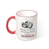 N\A Becher-' Scheiss Aufs Pferd Echte Prinzen Kommen Auf Dem Motorrad' Bedruckte Tasse Mit Sprüchen Oder Bildern Auch Individuelle Gestaltung Nach Kundenwunsch 11oz Funny Coffee Mug