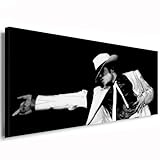 Unbekannt Michael Jackson Leinwand Bild 120x50cm k. Poster ! Bild fertig auf Keilrahmen - Pop Art Gemälde Kunstdrucke, Wandbilder, Bilder zur Dekoration - Deko. Musik Stars Kunstdruck