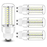 YDHNB GU10 LED Glühbirnen 12W Maiskolben Lampen Ersatz 60W Glühlampe, Nicht Dimmbar GU10 Kerzenlicht Energiesparlampe Stabform Cornlampe - 4 Stück,Cold White,220V
