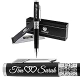 VINURO® Proteus mit Gravur I Premium Kugelschreiber mit Ihrer Wunsch-Gravur I in edlem Etui I personalisiertes Geschenk zu Weihnachten, Geburtstag