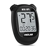 MEILAN M3 Mini GPS Fahrradcomputer, Drahtlos Wasserdicht Fahrradtacho Kabellos Fahrrad Tachometer Geschwindigkeit mit LCD Bildschirm für Kinder Erwachsene (Schwarz)