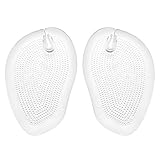 Healifty 2 Paar Silikon Anti-Rutsch Einlegesohle Silikon Gel Pads Sandale Flip Flolop Vorfuß Kissen Pad Zehentrenner Schutz Stringeinlagen Einlag
