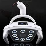 MLSJM Mündliches Untersuchungslicht, Sensor-LED-Zahnlampe 26W Dental-Mundlicht-Induktionslampe, 8 LED-Kaltlicht LED-Kaltlicht Schattenlose chirurgische Munduntersuchungslamp