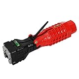 18-in-1 Wasserhahn und Spülbecken-Installationswerkzeug, multifunktionales Sanitär-Werkzeug, faltbarer Wasserrohrschlüssel für Badezimmer, Küche, Toilette, Spüle (rot)