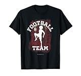 Fußball Türkei-Flagge für Damen, Fußballspieler T-S