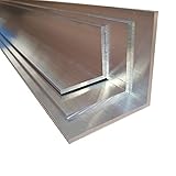 Aluminium Winkel Aluprofil Alu L Profil Aluwinkel Aluminiumprofil Winkelprofil - Ausführung: 10 x 10 x 2 mm (1,05 EUR/m) - Länge: 2.000