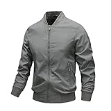 erthome1 Softshelljacke Übergangsjacke Herren Einfarbig Regenjacke Funktionsjacke Winddicht Wasserdicht Sportjacke Trekkingjacke Windjacke Männer Trekkingjacke Fahrradjacke für Business F