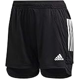 adidas Womens Con20 Tr SHO W Shorts, Black/White, XL/L