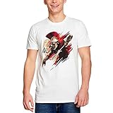 Assassins Creed Herren T-Shirt Alexios Armour Odyssey Baumwolle weiß - L