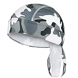 Outdoor Unisex Bandana Cap Sports Kopftuch Bike Kopfbedeckung Damen Sommer Bandana Herren Mütze Sonnencreme und Schnelltrocknend Atmungsaktiv Nimmt Schweiß Bedruckte Turban Piratenhut (21)