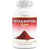 Astaxanthin 12 mg Depot - 150 Softgel Kapseln (10 Monatsvorrat) - Aus reiner Haematococcus Pluvialis-Mikroalge - Optimierte Bioverfügbarkeit mit Vitamin E & Olivenöl - Laborgeprü